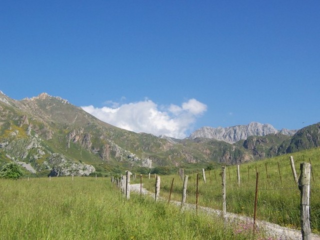 Paisaje senda a Lago del Valle